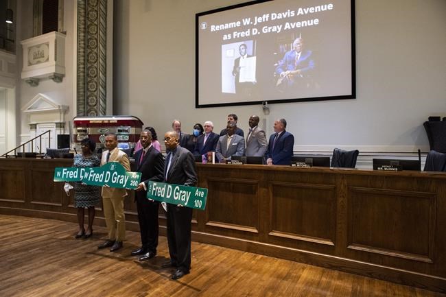 Alabama capital strips Confederate president's name off road | iNFOnews.ca