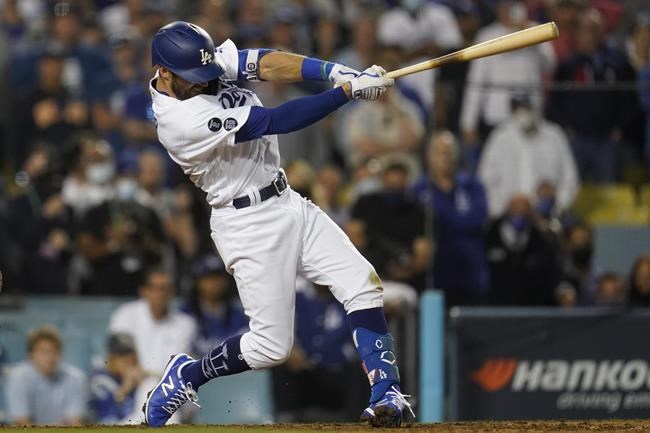 Taylor hits walk-off HR, Dodgers deck Cards 3-1 in WC game | iNFOnews.ca
