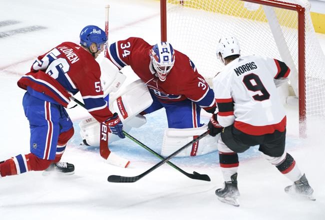 Josh Norris scores two in regulation, again in shootout as Senators top Canadiens 5-4 | iNFOnews.ca