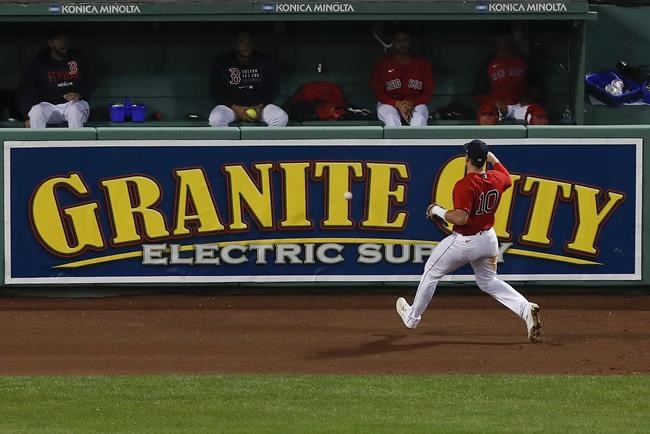 Double trouble: Red Sox bounce TB in 13 after odd wall call | iNFOnews.ca