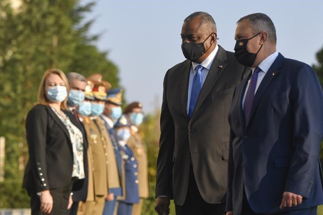 U.S. Defense Secretary visits Romania amid Black Sea tour | iNFOnews.ca CP744838710