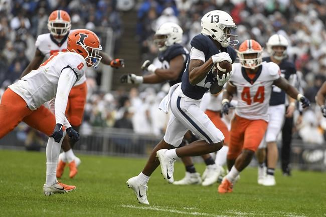 Illinois stuns No. 7 Penn State 20-18 in NCAA's 1st 9OT game | iNFOnews.ca CP1814293927