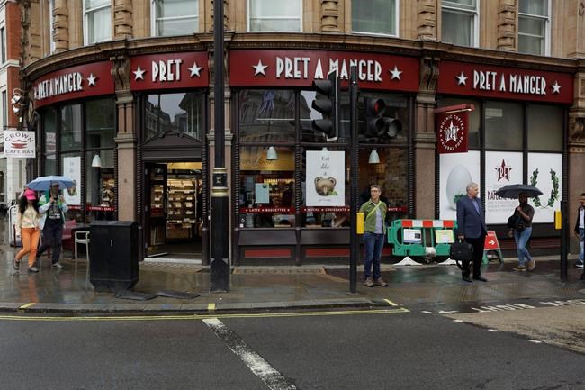 A&W reaches agreement to launch trial of Pret A Manger chain in Canada | iNFOnews.ca CP634590443