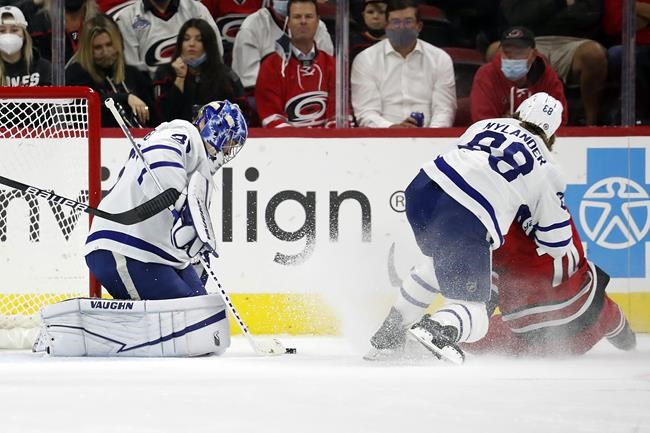 Andersen stops former team, streaking Hurricanes beat Leafs | iNFOnews.ca