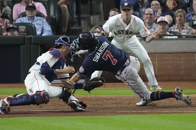 Soler, Braves overcome Morton injury, top Astros in Game 1 | iNFOnews.ca