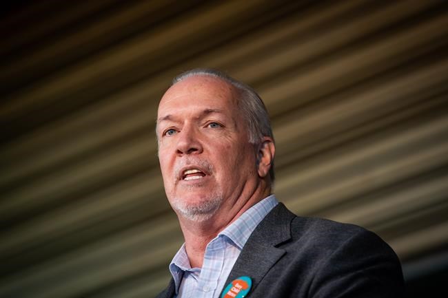 B.C. Premier John Horgan working virtually after throat biopsy | iNFOnews.ca