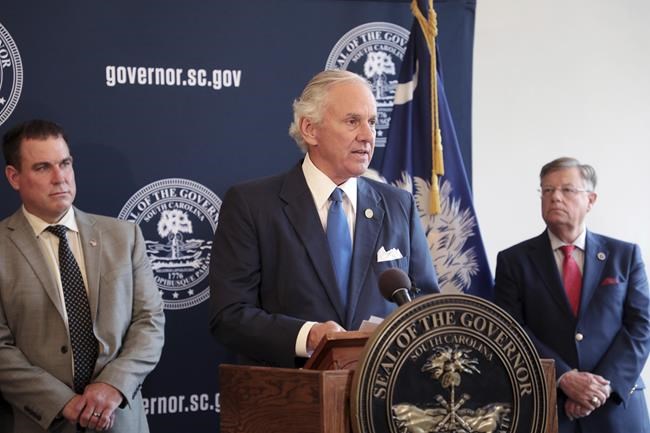 S. Carolina governor: Pandemic cash for free 2-year degrees | iNFOnews.ca CP1807705817