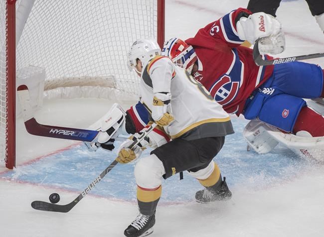Canadiens blow two-goal lead against Golden Knights, drop 10th game of season | iNFOnews.ca CP203495337