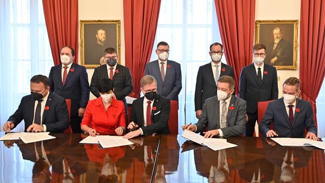 Parties sign power-sharing deal to form new Czech government | iNFOnews.ca Parties sign power-sharing deal to form new Czech government | iNFOnews.ca