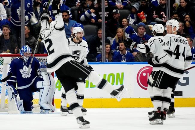 Quick stops 33 shots, Kings down Leafs to snap Toronto's five-game winning streak | iNFOnews.ca