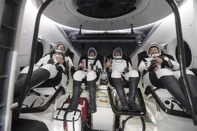SpaceX returns 4 astronauts to Earth, ending 200-day flight | iNFOnews.ca