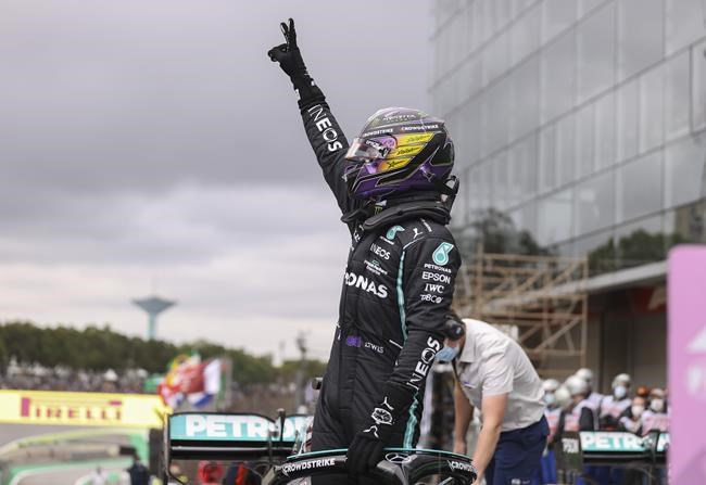 Hamilton tops Brazil qualifying, gets 5-place grid penalty | iNFOnews.ca