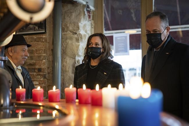 Harris ends France trip with flowers for 2015 attack victims | iNFOnews.ca