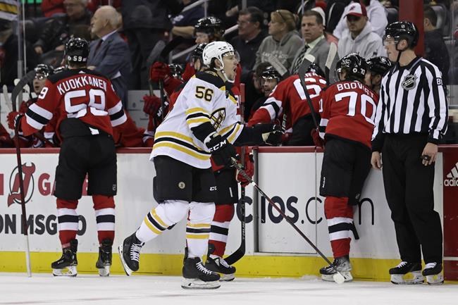 Marchand scores twice, Bruins end Devils 3-game win streak | iNFOnews.ca