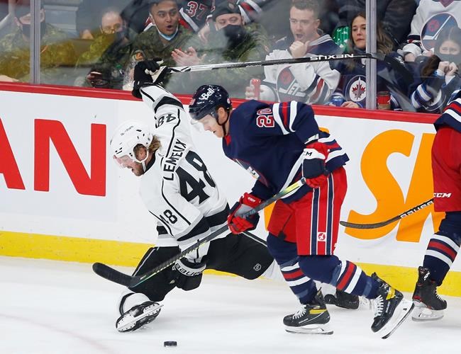 Scheifele scores 32 seconds into overtime as Winnipeg Jets defeat Kings 3-2 | iNFOnews.ca