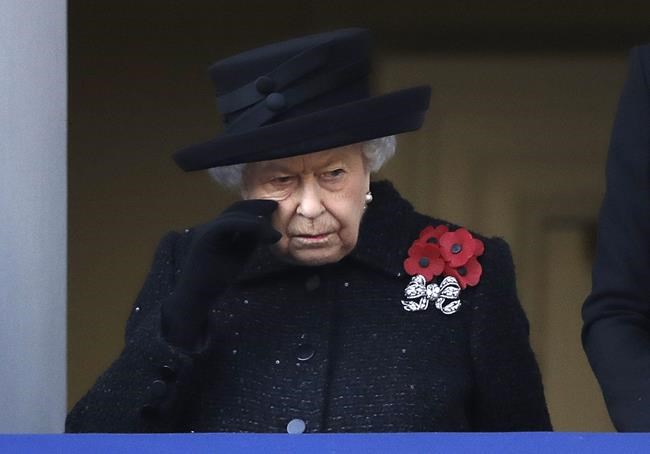 Queen sprains back, misses Remembrance Sunday service | iNFOnews.ca