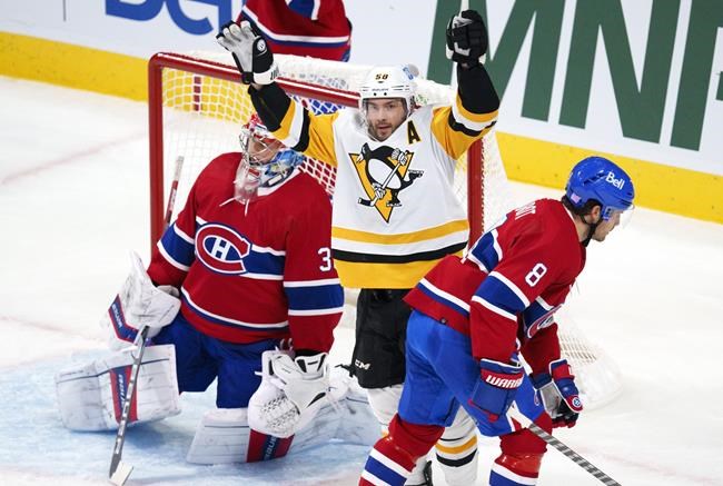 Penguins snap losing streak, thump Canadiens 6-0 on the road | iNFOnews.ca Penguins snap losing streak, thump Canadiens 6-0 on the road | iNFOnews.ca