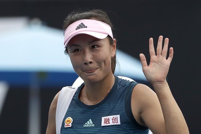 IOC call with Chinese tennis star Peng raises more questions | iNFOnews.ca CP240523282