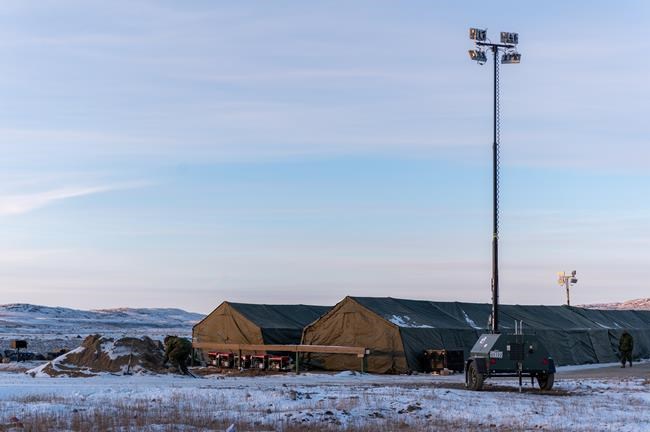 Military's water treatment system in Iqaluit stopped after high winds knock down tent | iNFOnews.ca