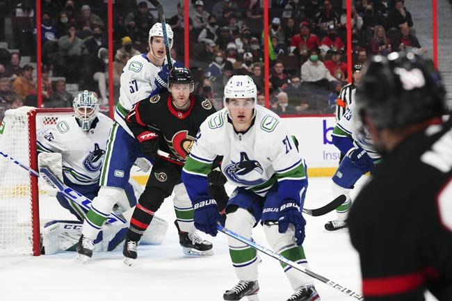 J.T. Miller's three-point night leads Canucks past Senators 6-2 | iNFOnews.ca
