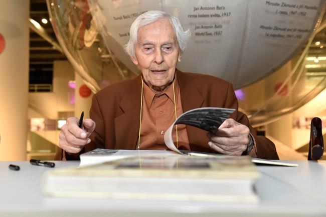 Czech travel writer Miroslav Zikmund dies at 102 | iNFOnews.ca