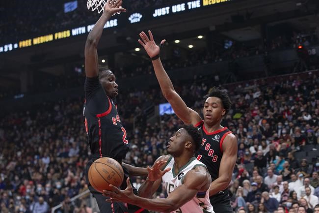 Raptors end Bucks' eight-game winning streak with 97-93 victory | iNFOnews.ca