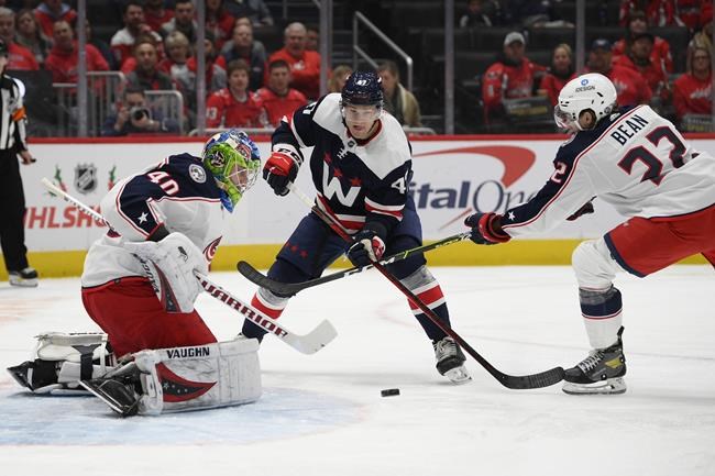 Ovechkin scores 750th career goal, Capitals beat Columbus | iNFOnews.ca CP1821087719