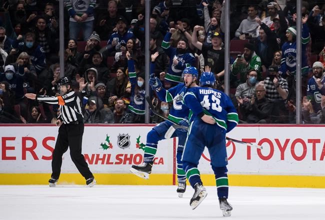 Demko records 30-save shutout, Canucks beat Kings 4-0 in Boudreau's debut | iNFOnews.ca