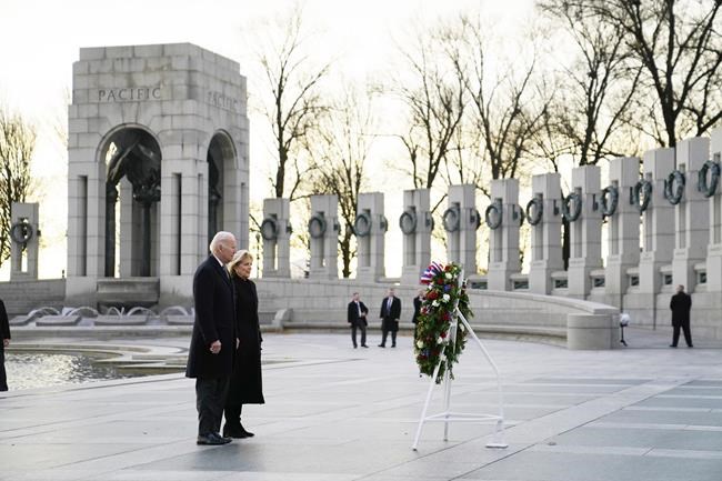 Bidens honor Pearl Harbor's fallen in visit to WWII Memorial | iNFOnews.ca Bidens honor Pearl Harbor's fallen in visit to WWII Memorial | iNFOnews.ca