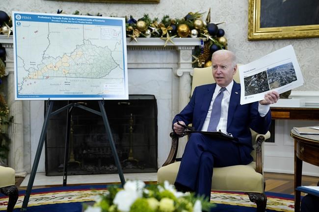 Biden to tour tornado damage in Kentucky on Wednesday | iNFOnews.ca Biden to tour tornado damage in Kentucky on Wednesday | iNFOnews.ca