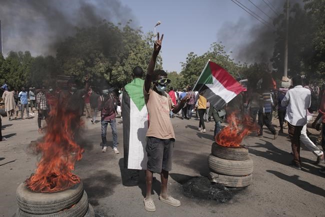 Mass anti-coup protests in Sudan mark uprising anniversary | iNFOnews.ca
