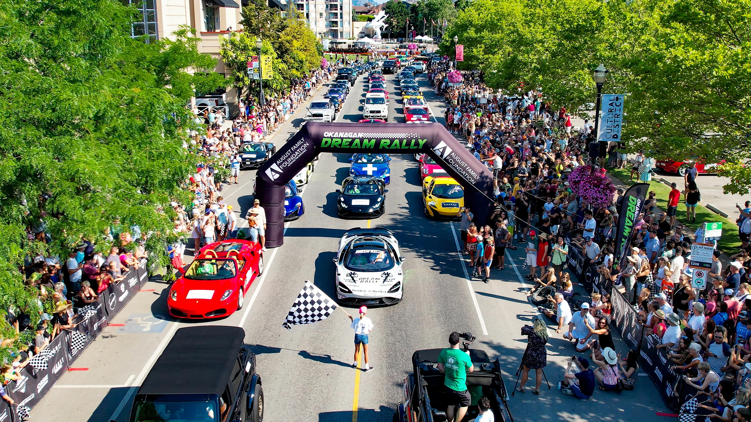 2022 Okanagan-Dream Rally Start Line
