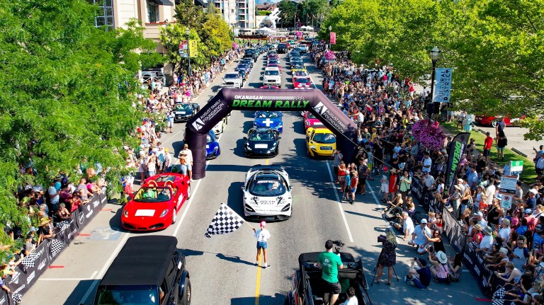 2022 Okanagan-Dream Rally Start Line