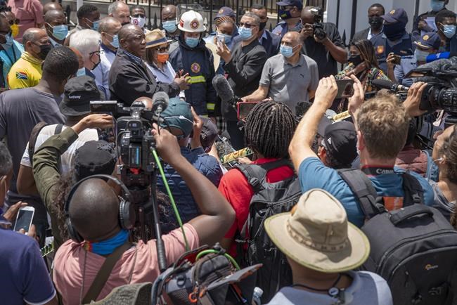 Fire ravages South Africa's historic Parliament complex | iNFOnews.ca Fire ravages South Africa's historic Parliament complex | iNFOnews.ca