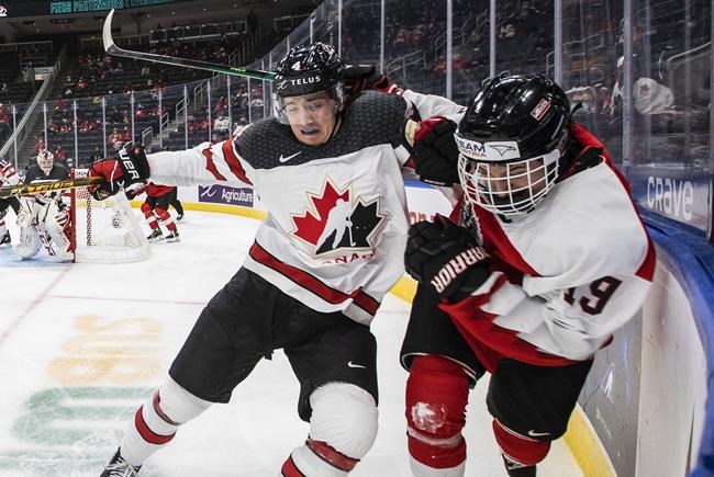 World junior men's hockey cancellation still stings for Canada's Carson Lambos | iNFOnews.ca CP1660073814