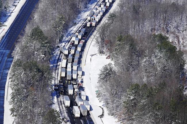 Drivers fret about food and fuel while stranded on highway | iNFOnews.ca