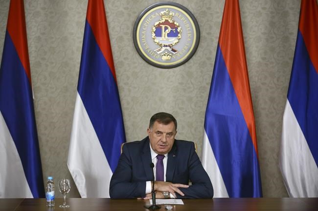 US imposes sanctions against Bosnian Serb leader Dodik | iNFOnews.ca CP2078211148