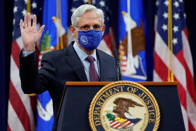 Garland vows accountability for anyone responsible for 1/6 | iNFOnews.ca