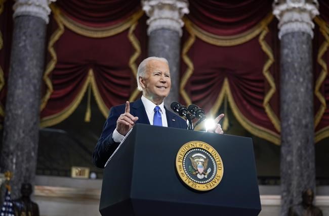Reject false narratives, political violence, Biden urges on riot's anniversary | iNFOnews.ca Reject false narratives, political violence, Biden urges on riot's anniversary | iNFOnews.ca