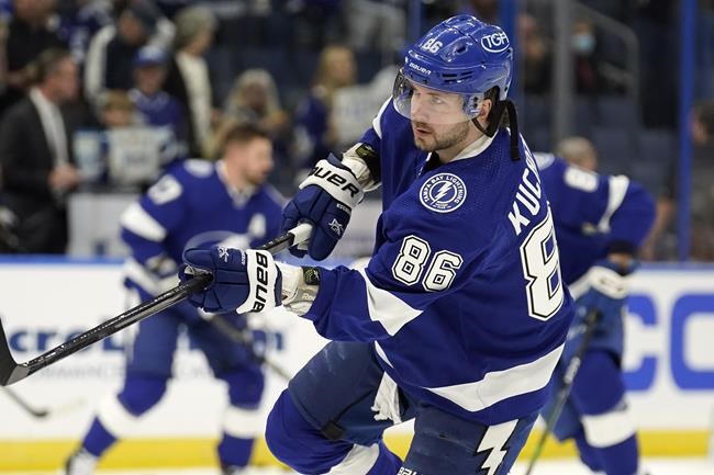Kucherov has 2 assists in return, Lightning beat Flames 4-1 | iNFOnews.ca Kucherov has 2 assists in return, Lightning beat Flames 4-1 | iNFOnews.ca