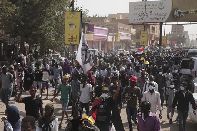 Sudan security forces fire tear gas at anti-coup protesters | iNFOnews.ca