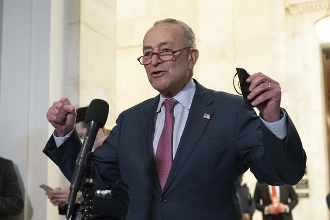 Schumer: 'We made progress' on voting bill, filibuster rules | iNFOnews.ca