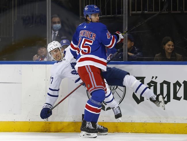 Reaves, Fox score 2 each as Rangers beat Maple Leafs 6-3 | iNFOnews.ca