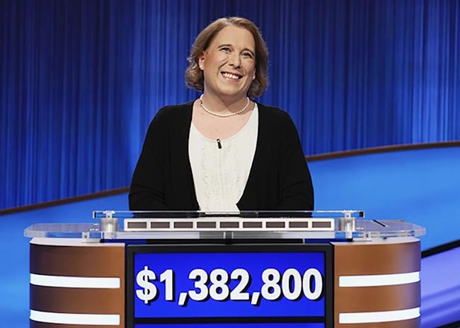 'Jeopardy! champion Amy Schneider's history-making run ends | iNFOnews.ca 'Jeopardy! champion Amy Schneider's history-making run ends | iNFOnews.ca