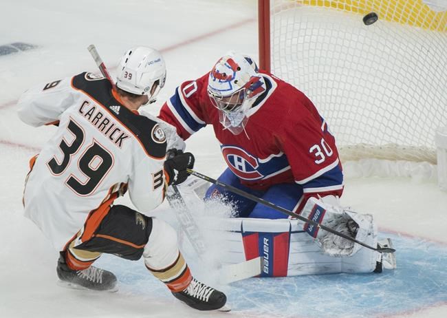 Zegras has two goals as Ducks score three first-period goals for 5-4 win over Habs | iNFOnews.ca