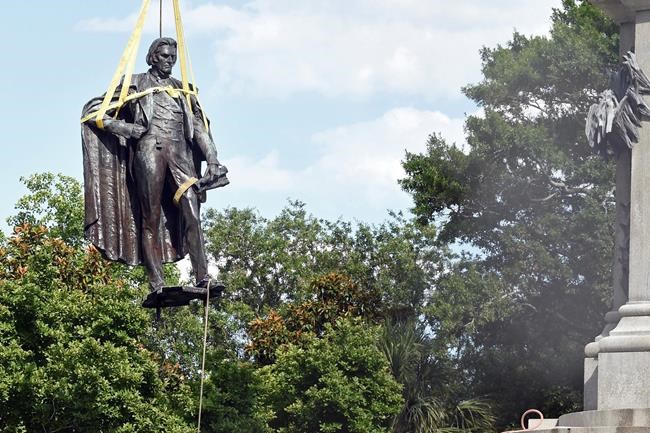 Removed slavery backer Calhoun's statue still without a home | iNFOnews.ca Removed slavery backer Calhoun's statue still without a home | iNFOnews.ca
