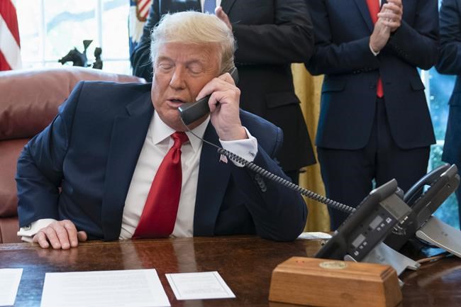 Records obtained by Jan. 6 panel don't list Trump's calls | iNFOnews.ca