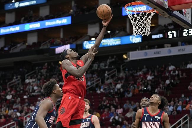 Trent has 42; Raptors push streak to 8 with win over Rockets | iNFOnews.ca