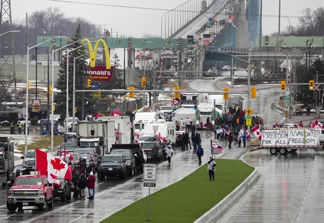 Injunction granted to prevent protesters from blocking Ambassador Bridge | iNFOnews.ca Injunction granted to prevent protesters from blocking Ambassador Bridge | iNFOnews.ca