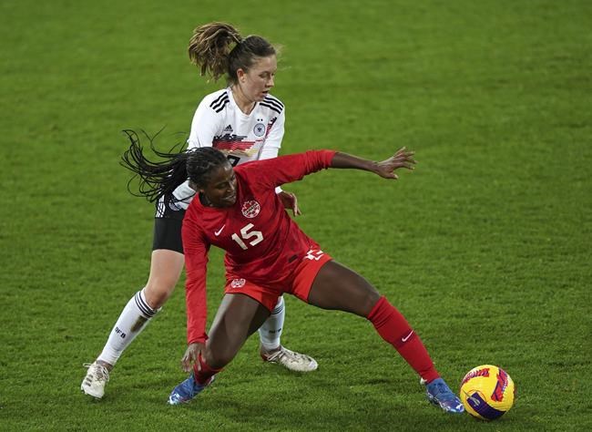 Gilles' set-piece goal gives Canada a rare win over Germany at Arnold Clark Cup | iNFOnews.ca